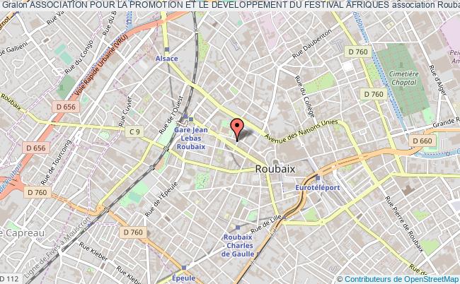 plan association Association Pour La Promotion Et Le Developpement Du Festival Afriques Roubaix