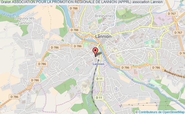 plan association Association Pour La Promotion Regionale De Lannion (apprl) Lannion