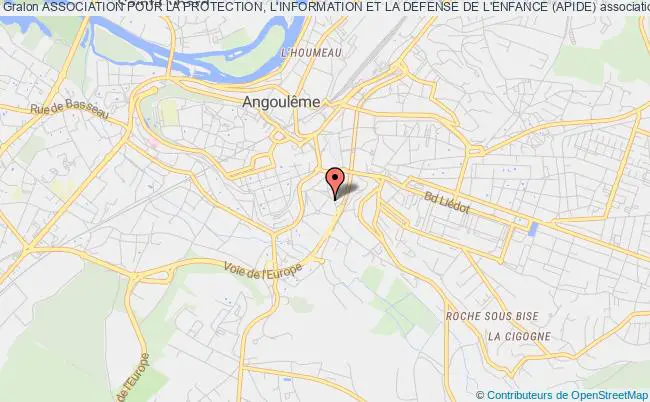 plan association Association Pour La Protection, L'information Et La Defense De L'enfance (apide) Angoulême