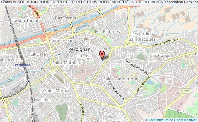 plan association Association Pour La Protection De L'environnement De La Rue Du Jasmin Perpignan