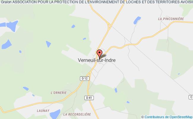 plan association Association Pour La Protection De L'environnement De Loches Et Des Territoires Avoisinants Verneuil-sur-Indre