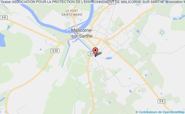 ASSOCIATION POUR LA PROTECTION DE L'ENVIRONNEMENT DE MALICORNE SUR SARTHE