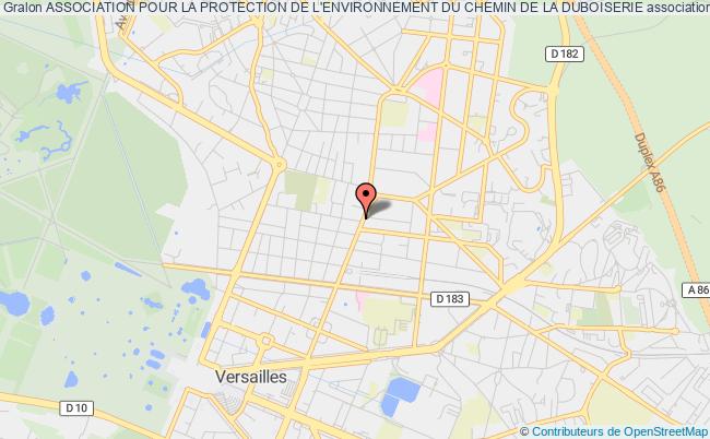 ASSOCIATION POUR LA PROTECTION DE L'ENVIRONNEMENT DU CHEMIN DE LA DUBOISERIE