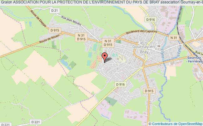 plan association Association Pour La Protection De L'environnement Du Pays De Bray Gournay-en-Bray