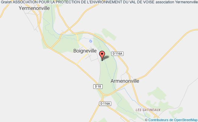 plan association Association Pour La Protection De L'environnement Du Val De Voise Yermenonville