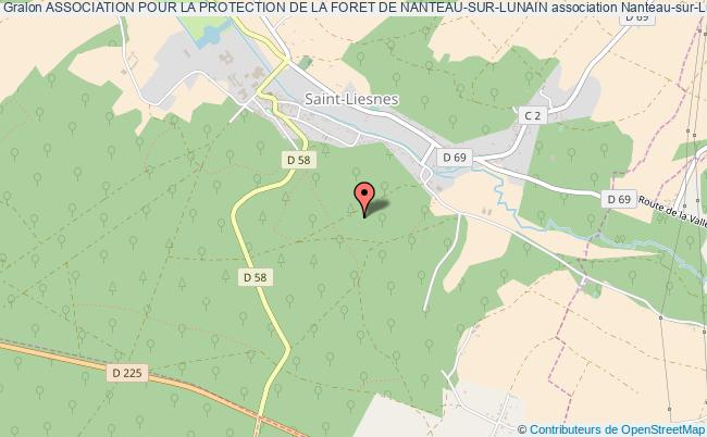 plan association Association Pour La Protection De La Foret De Nanteau-sur-lunain Nanteau-sur-Lunain
