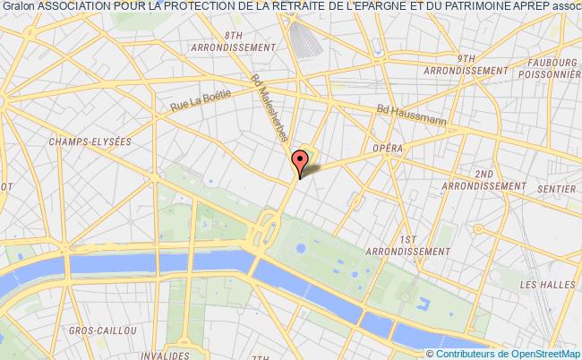 plan association Association Pour La Protection De La Retraite De L'epargne Et Du Patrimoine Aprep Paris