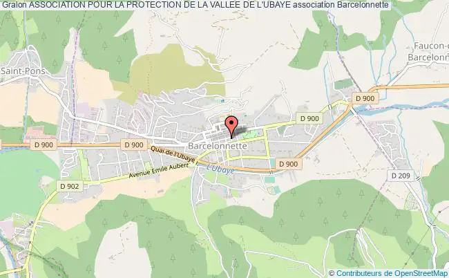 plan association Association Pour La Protection De La Vallee De L'ubaye Barcelonnette