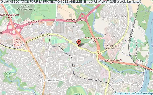 plan association Association Pour La Protection Des Abeilles En  Loire Atlantique Nantes