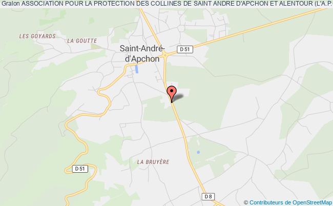 ASSOCIATION POUR LA PROTECTION DES COLLINES DE SAINT ANDRE D'APCHON ET ALENTOUR (L'A.P.C.S.A)