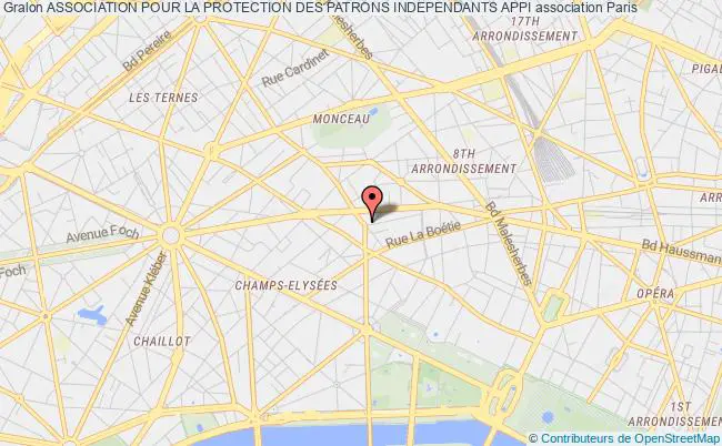 plan association Association Pour La Protection Des Patrons Independants Appi Paris