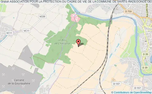 plan association Association Pour La Protection Du Cadre De Vie De La Commune De Sainte-radegonde-des-pommiers 