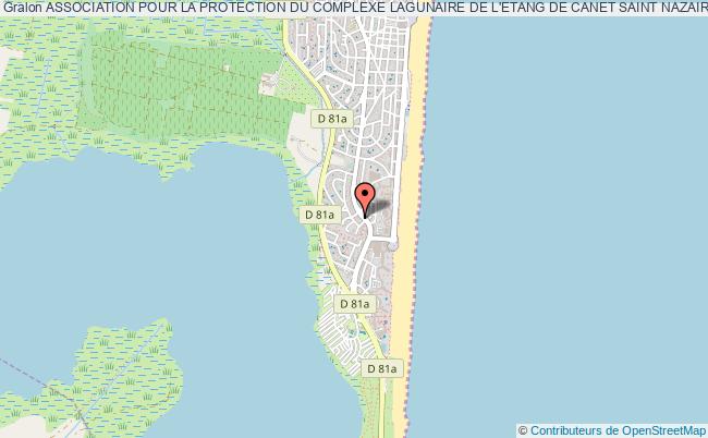 plan association Association Pour La Protection Du Complexe Lagunaire De L'etang De Canet Saint Nazaire Et Des Zones Humides Canet-en-Roussillon