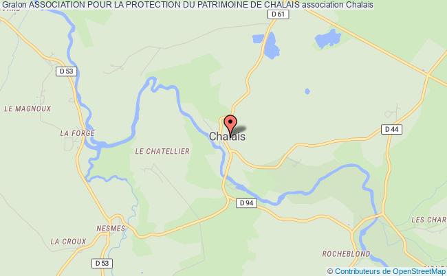 plan association Association Pour La Protection Du Patrimoine De Chalais Chalais