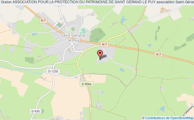 plan association Association Pour La Protection Du Patrimoine De Saint GÉrand Le Puy Saint-Gérand-le-Puy
