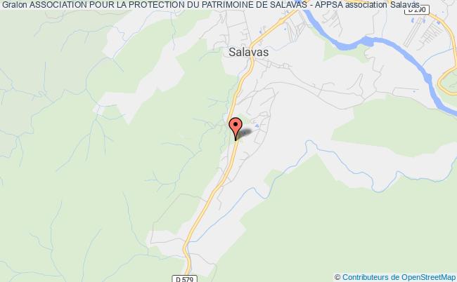 ASSOCIATION POUR LA PROTECTION DU PATRIMOINE DE SALAVAS - APPSA