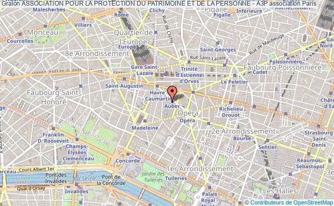 plan association Association Pour La Protection Du Patrimoine Et De La Personne - A3p Paris