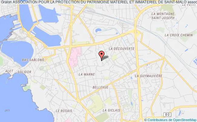 plan association Association Pour La Protection Du Patrimoine Materiel Et Immateriel De Saint-malo Saint-Malo