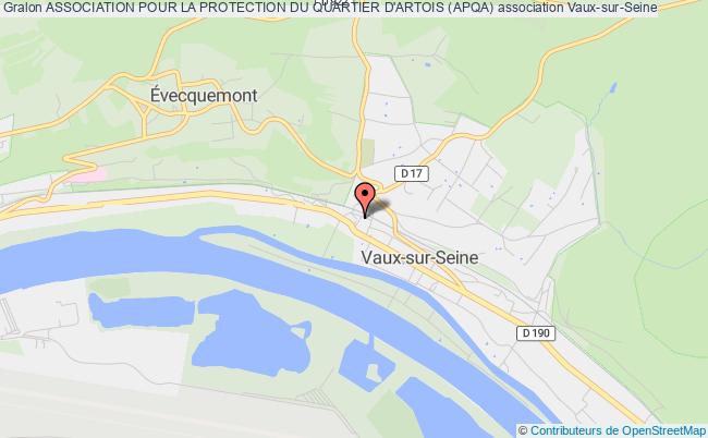 plan association Association Pour La Protection Du Quartier D'artois (apqa) Vaux-sur-Seine