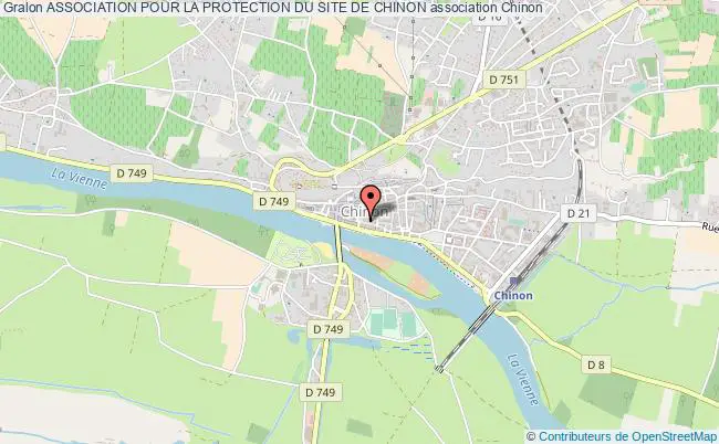 plan association Association Pour La Protection Du Site De Chinon Chinon