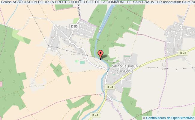 plan association Association Pour La Protection Du Site De La Commune De Saint-sauveur Saint-Sauveur-sur-École