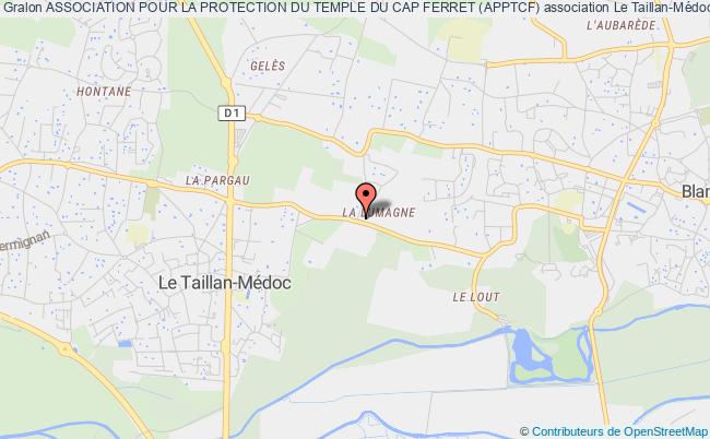 plan association Association Pour La Protection Du Temple Du Cap Ferret (apptcf) Le Taillan-Médoc