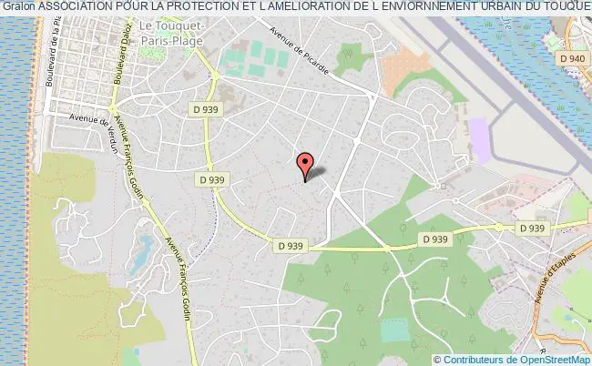 plan association Association Pour La Protection Et L Amelioration De L Enviornnement Urbain Du Touquet Le    Touquet-Paris-Plage