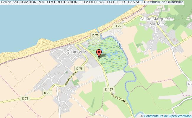 plan association Association Pour La Protection Et La Defense Du Site De La Vallee Quiberville