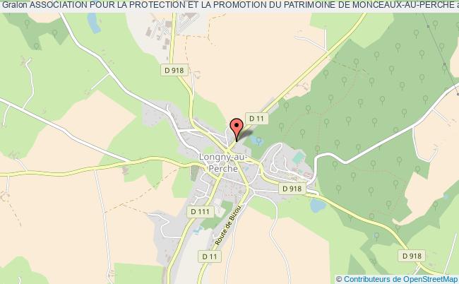 plan association Association Pour La Protection Et La Promotion Du Patrimoine De Monceaux-au-perche Monceaux-au-Perche