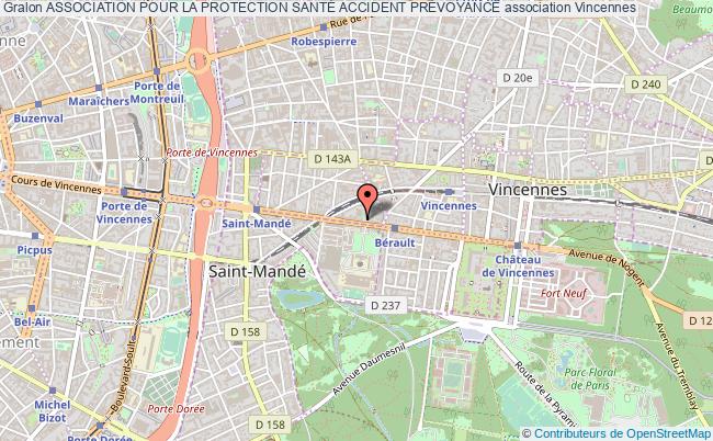 plan association Association Pour La Protection SantÉ Accident PrÉvoyance Vincennes