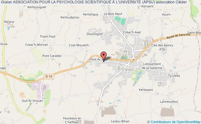 ASSOCIATION POUR LA PSYCHOLOGIE SCIENTIFIQUE À L'UNIVERSITÉ (APSU)