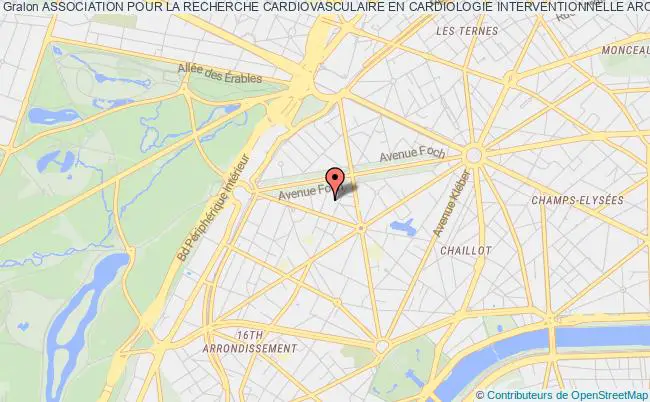 plan association Association Pour La Recherche Cardiovasculaire En Cardiologie Interventionnelle Arc2i Paris