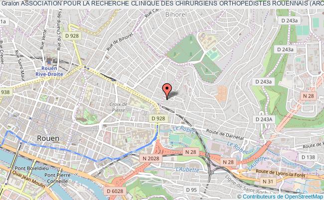 plan association Association Pour La Recherche Clinique Des Chirurgiens Orthopedistes Rouennais (arccor) Rouen