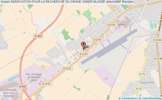 plan association Association Pour La Recherche Du Grand Gibier Blesse Bourges