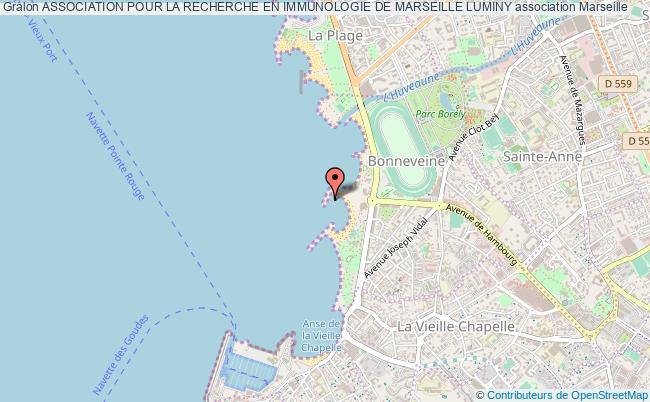 plan association Association Pour La Recherche En Immunologie De Marseille Luminy Marseille