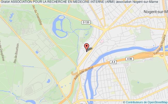 plan association Association Pour La Recherche En Medecine Interne (armi) Nogent-sur-Marne