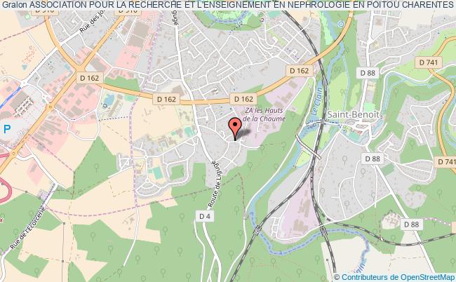 plan association Association Pour La Recherche Et L'enseignement En Nephrologie En Poitou Charentes Saint-Benoît