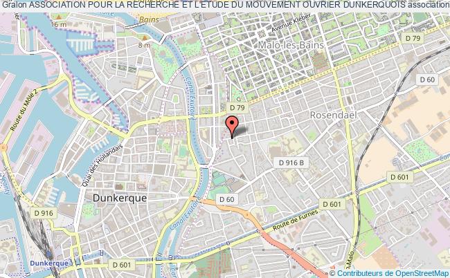 ASSOCIATION POUR LA RECHERCHE ET L'ETUDE DU MOUVEMENT OUVRIER DUNKERQUOIS
