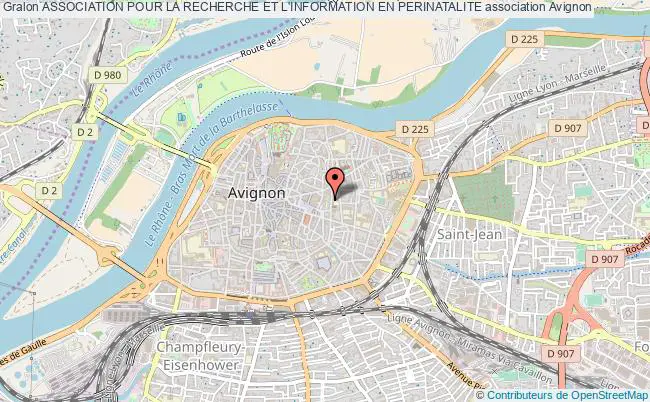 plan association Association Pour La Recherche Et L'information En Perinatalite Avignon