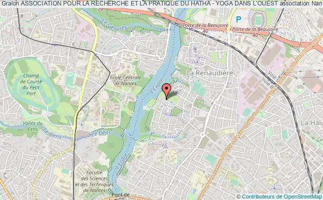 plan association Association Pour La Recherche Et La Pratique Du Hatha - Yoga Dans L'ouest Nantes