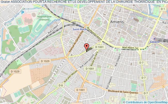 plan association Association Pour La Recherche Et Le Developpement De La Chirurgie Thoracique  En Picardie : Thopic Amiens