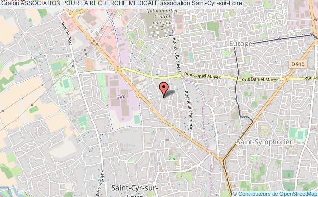 plan association Association Pour La Recherche Medicale Saint-Cyr-sur-Loire