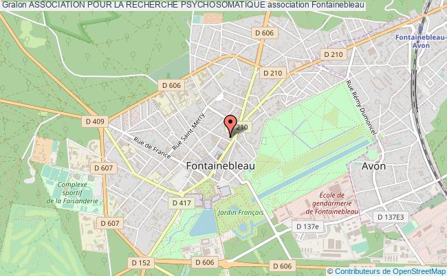 plan association Association Pour La Recherche Psychosomatique Fontainebleau