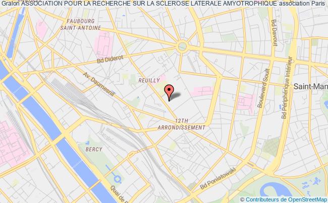 plan association Association Pour La Recherche Sur La Sclerose Laterale Amyotrophique PARIS 12