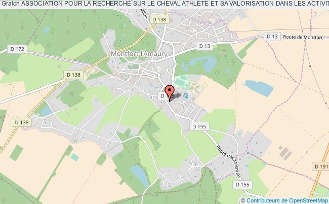 plan association Association Pour La Recherche Sur Le Cheval AthlÈte Et Sa Valorisation Dans Les ActivitÉs De Loisir Montfort-l'Amaury