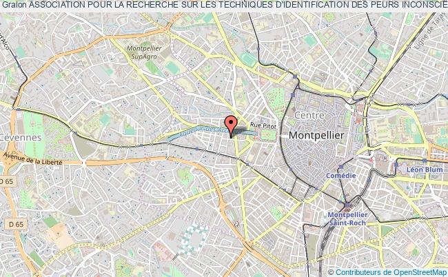 plan association Association Pour La Recherche Sur Les Techniques D'identification Des Peurs Inconscientes  Tipi Recherches Montpellier