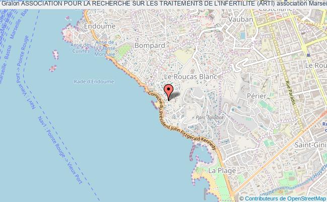 plan association Association Pour La Recherche Sur Les Traitements De L'infertilite (arti) Marseille