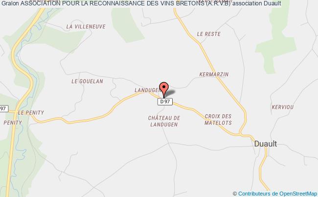 plan association Association Pour La Reconnaissance Des Vins Bretons (a.r.v.b) Duault