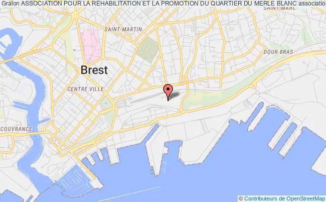 plan association Association Pour La Rehabilitation Et La Promotion Du Quartier Du Merle Blanc Brest