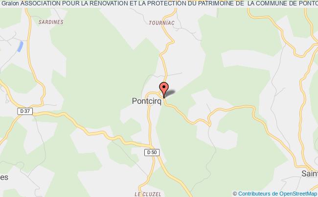 ASSOCIATION POUR LA RÉNOVATION ET LA PROTECTION DU PATRIMOINE DE  LA COMMUNE DE PONTCIRQ